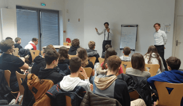 Prévention routière avec CMMA et Les Mitch Impro au Collège Professeur Nicaise à Mareuil-Le Port